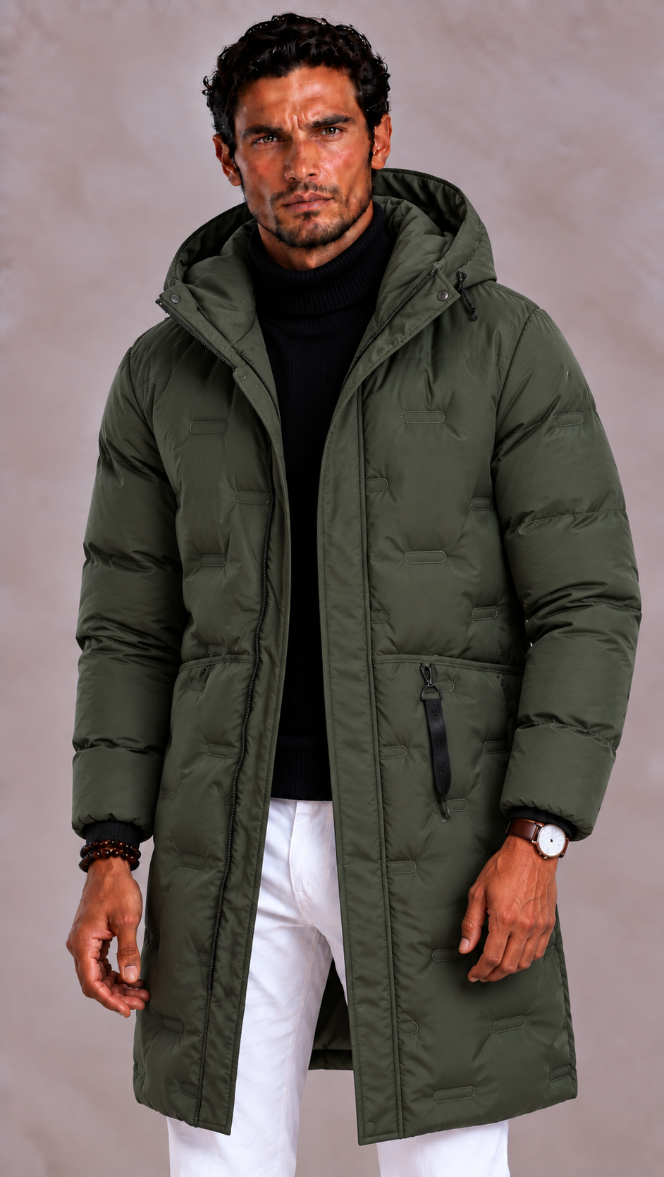 Lunelle | Men's Waterproof Winter Jacket with Hood and Windproof Finish